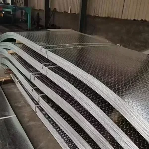 4mm 6mm 8mm 10mm High Quality High Pressed Embedded Checkered Carbon Galvanized Steel Sheet/Plate thumbnail-3