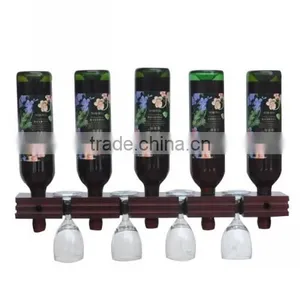 Wooden Wine Rack, Wine Bottle Display Shelf, Wholesale Wine Bottle Holder Wall thumbnail-3