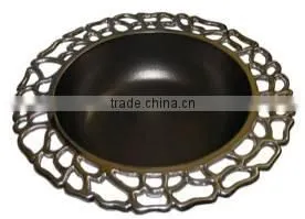 Round Fruit Bowl/ Designer Bowl/ Metal Fruit Bowl Manufacturer thumbnail-3