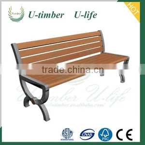 Latest Designs and Styles WPC Composite Outdoor Bench thumbnail-4