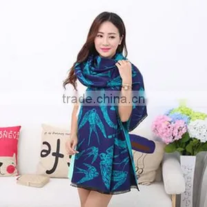 Super Soft and Warm Fashionable Designer Winter Cashmere Long Scarf thumbnail-2