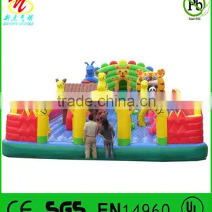 Inflatable Fun City, Kids Funland, Cheap Inflatable Park, Inflatable Outdoor Games thumbnail-1