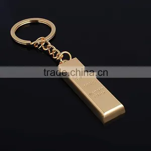 Gold Key Ring Keychain Millipede BRIC Key Buckle Gold Key Chain thumbnail-1
