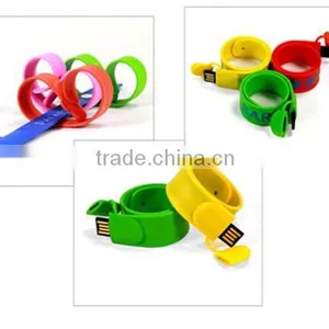 New Coming Rubber Bracelet Custom Usb Flash Drive thumbnail-1