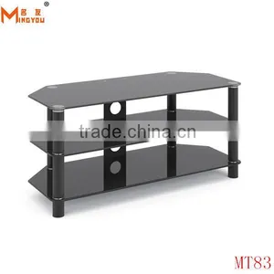 2016 New China Furniture Painting Black Glass tv Stand thumbnail-1