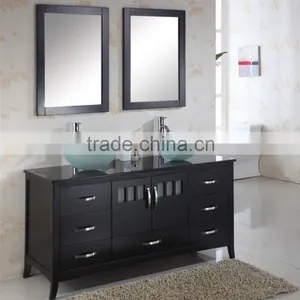 Glass Vanity Top Bathroom Cabinet WJB020 thumbnail-3