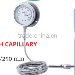 Temperature Gauge Complete SS Thermometer With Capillary thumbnail-1