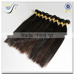 Unprocessed Raw Virgin Hair Weaving Machine Hair Weft Brazilian Virgin Hair Weave thumbnail-2