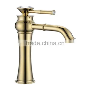 2015 Newest Fancy Bathroom Design Single Lever Long Neck BasinFaucet thumbnail-3