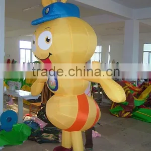 Yellow Inflatable Bee Moving Cartoon thumbnail-2