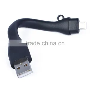 Short USB Charging Data Cable Flat thumbnail-5