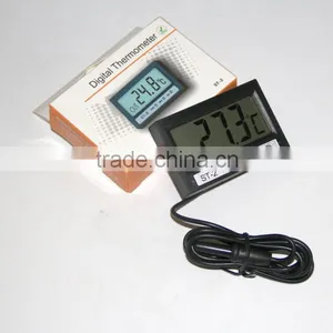 Indoor-outdoor Thermometer Digital Electronic Clock Thermometer Aquarium Refrigerator Car Home Thermometers ST-2 thumbnail-1