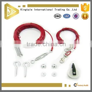 New Arrived Running Dog Pet Products Hauling Cable Leads Collars 40FT Most Popular thumbnail-1