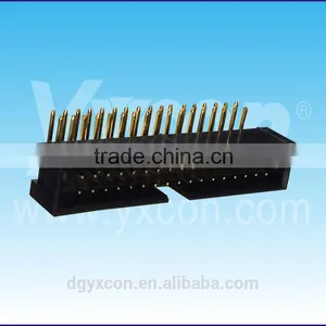 Pitch 2.54mm Dual Row Right Angle Box Header Connector thumbnail-4
