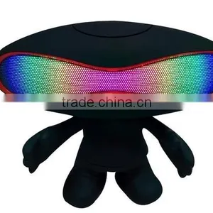 2015 New Hot Selling Doll Stand Football LED Bluetooth Speaker Support TF Card USB Phone Radio Aux thumbnail-6