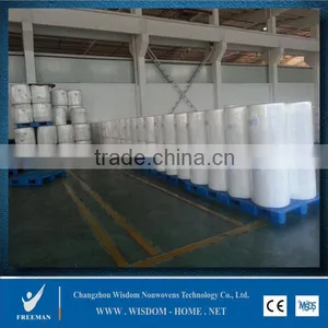 Wet Wipes&diapers Price Viscose Polyester Cotton Thermal Bond Raw Material Airlaid Roll Pet PP Spunbond Spunlace Nonwoven Fabric thumbnail-1