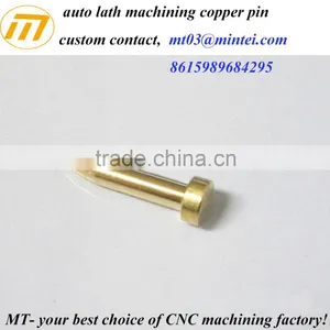 Factory Custom Precision CNC Machining Round Head Copper Pin thumbnail-1