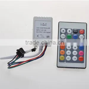 24 Key Plastic Shell Iridescence Led Controller DC5V 12V 24V is Optional thumbnail-2