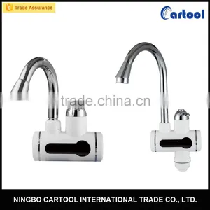 Kitchen LED Red Digital Display Fast Heating Electric Faucet Water Heater Taps thumbnail-5