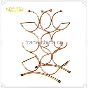 Ornaments Style Home Decoration Six Bottles of Wine Iron Mount Rack thumbnail-1