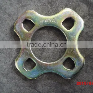 Q235 Color Plated Zinc Scaffold Ringlock Rossete Flange OEM thumbnail-2