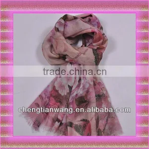 Latest Style 2014 Hot Sale 100% Wool High Quality Fashionable Scarf thumbnail-5