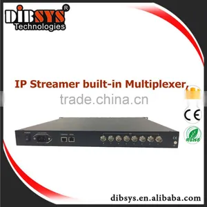 Cable tv Digital Headend to Iptv Streamer With 8 ASI to 450 ip Streaming Converter thumbnail-1
