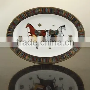 New Arrival Gold Plated Turkish Dinnerware Sets of Ceramic Dinnerware thumbnail-2