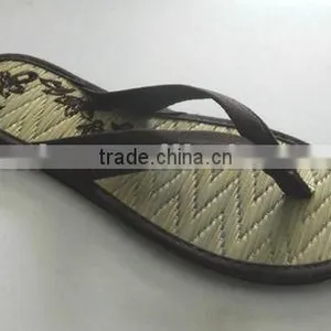 Embroidery Outdoor Women Straw Slippers thumbnail-1
