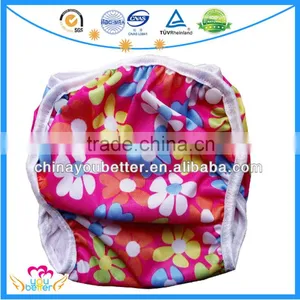 Beautiful Baby Swim Diapers Pul Swim Diaper Pants Reusable Swim Nappies thumbnail-1