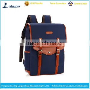 Wholesale Good Quality Custom Canvas Laptop Backpack School Backpack thumbnail-1