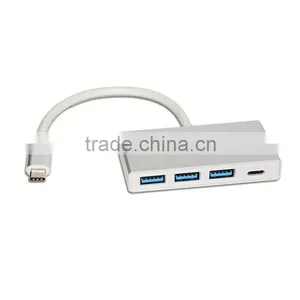 3 Port Usb 3.0 Type c Hub thumbnail-1