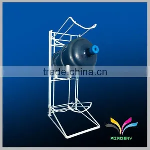 Yinjiang Customized Powder Coated Metal Wire 5 Gallon Water Bottle Shelf thumbnail-2