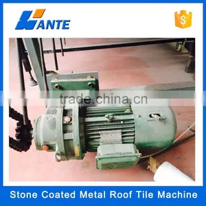 High Quality Aluminum Zinc Plate Colorful Stone Coated Metal Roof Tile Machine, Heat Resistant Roof Material Quality Choice thumbnail-1