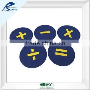 High Quality Pvc 9" Round Mark Mat For Math Training thumbnail-2