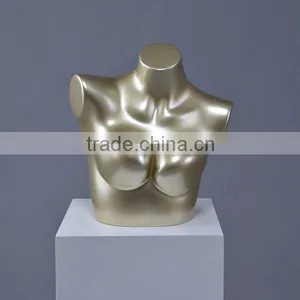 Gold Color Half Body Mannequins for Bra thumbnail-1