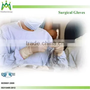 5 Fingers Sterile Latex Surgical Gloves thumbnail-1