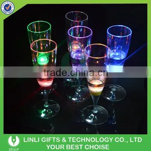 Color Changing Liquild Activated Led Light Champagne Cup thumbnail-4