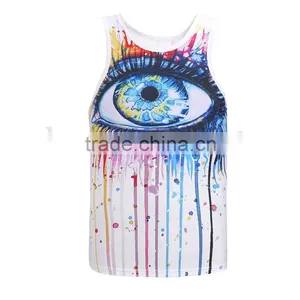 Sublimation Tank Top, New Design Tank Top, Printed Tank Top thumbnail-1