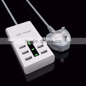 High Quality 6 Port USB Charger Power Adapter thumbnail-2