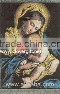Mary Jesus Religious Wall Hanging Tapestry Icon thumbnail-1