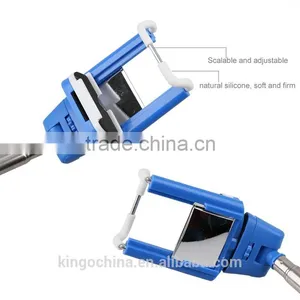 Extendable Steel Material Wireless Bluetooth Selfie Stick for Moblie for Cell Phone thumbnail-4