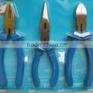 3PCS Tools Set, Pliers Set, Combination Pliers, Long Nose Pliers, Diagonal Cutter Pliers, Hardware Tools Set thumbnail-2
