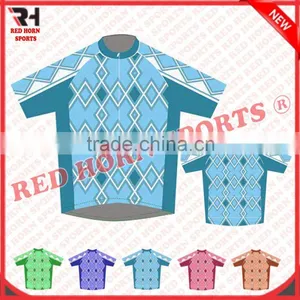 Promotional Cheap Sublimation Jersey for Mens, Coolmax Cycling Jersey thumbnail-5