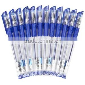 Promotional Plastic 0.5 mm Gel Pen Black Red Blue Office Stationery Pens thumbnail-5