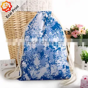 High Quality Latest Digital Printing Sublimated Drawstring Backpack Bag thumbnail-1