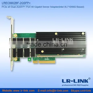 Dual Port Fiber 40 Gigabit Ethernet PCI Express Server Network Card thumbnail-1