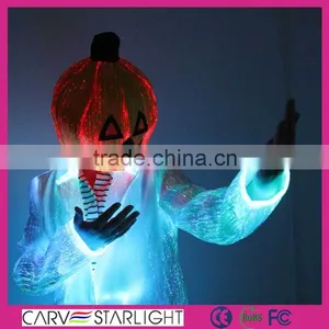 2015 Fashion Fiber Optics Holloween Decorations Pumpkins thumbnail-2