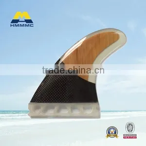 Half Carbon Bamboo Surfboard Fins thumbnail-1