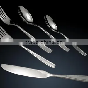 Factory Direct Qana Stainless Steel Cutlery Set With Mirror Polish for Eruope Market thumbnail-4